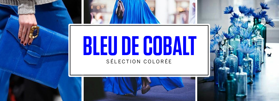 selection colorée bleu cobalt