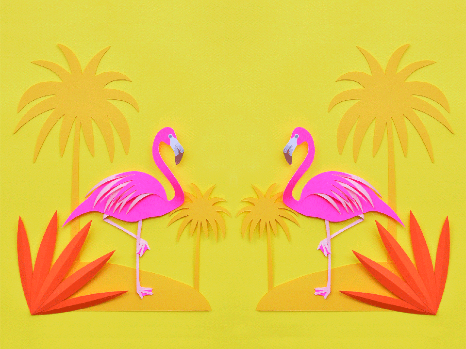 yello_flamingo_wallpaper