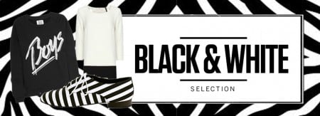 tendance black and white