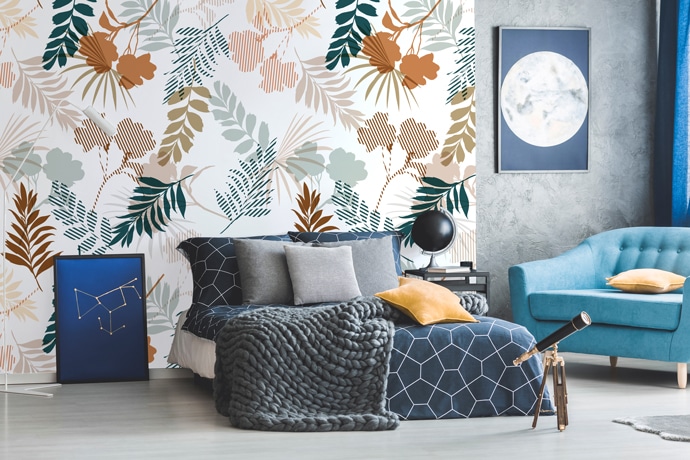 Téléchargement gratuit Images Papier Peint A Motif Floral Myloview Les Confettis actualisé par