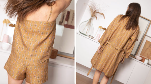 Gabrielle Paris New B Cotton in Clay Stripes main image 0