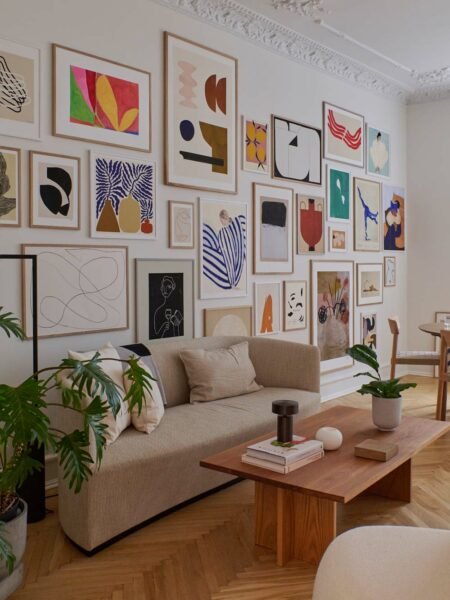 affiche design mur de cadre
